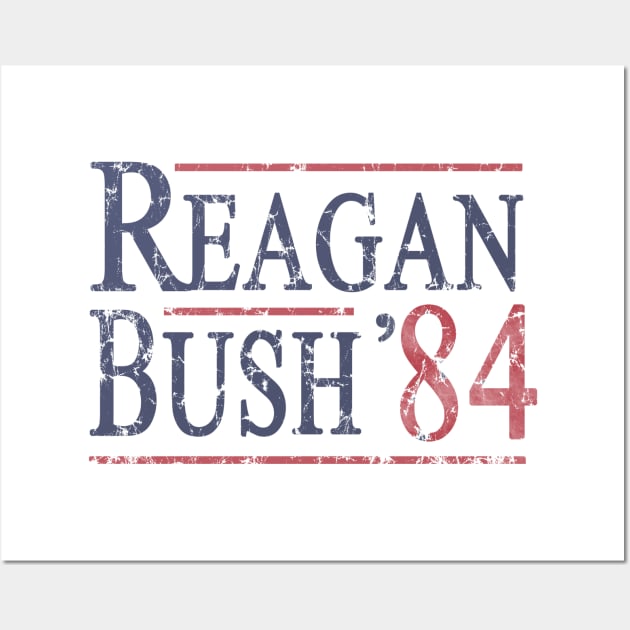 Reagan Bush 84 Wall Art by E